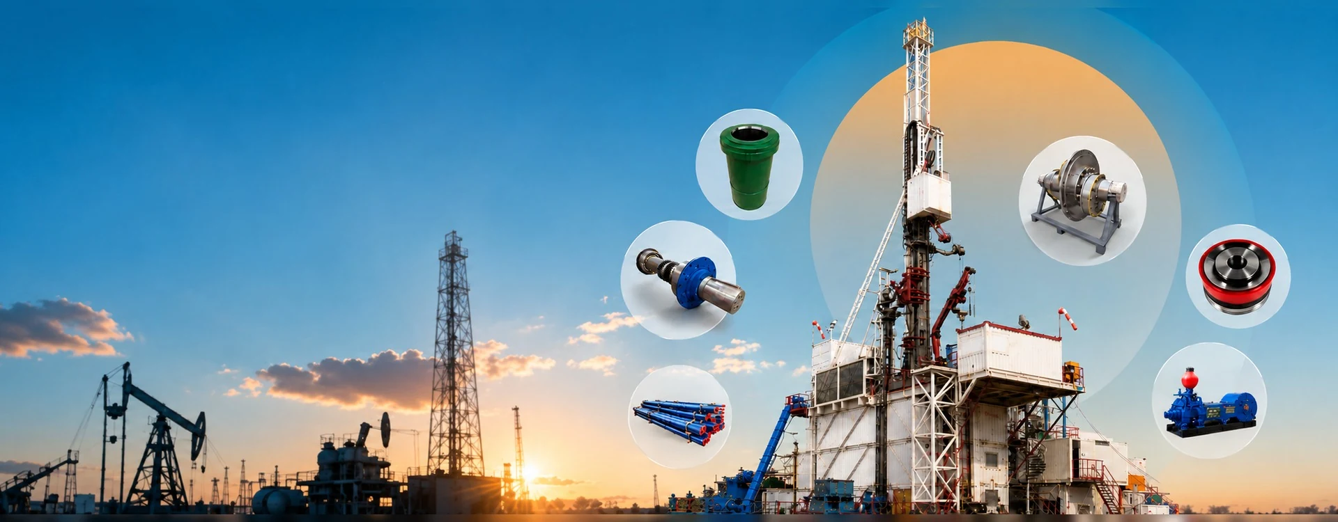Oilfield equipment spare parts supplier for Middle East drilling operations
