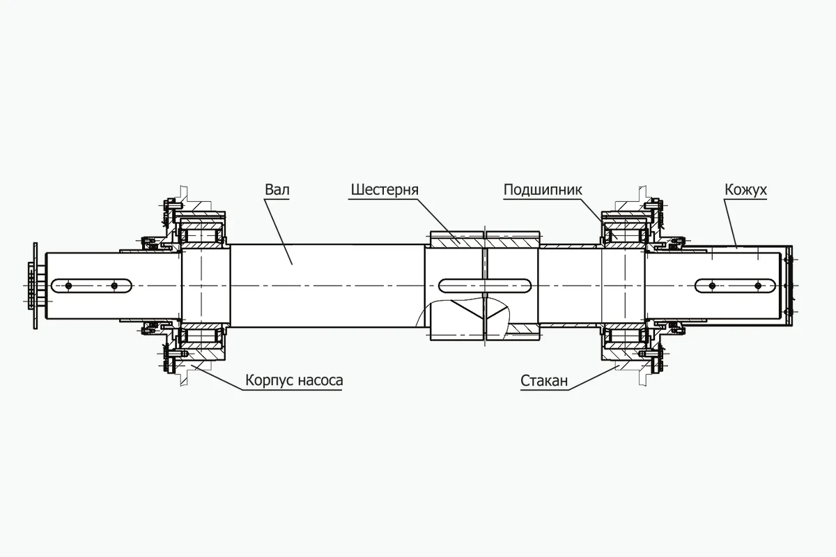 Mud Pump Pinion Shaft description image 1 Mud Pump Pinion Shaft description image 1